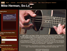 Tablet Screenshot of mikehermansolo.com